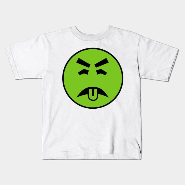 Yuck Emojis, Yuk Symbol Kids T-Shirt by Motivation sayings 